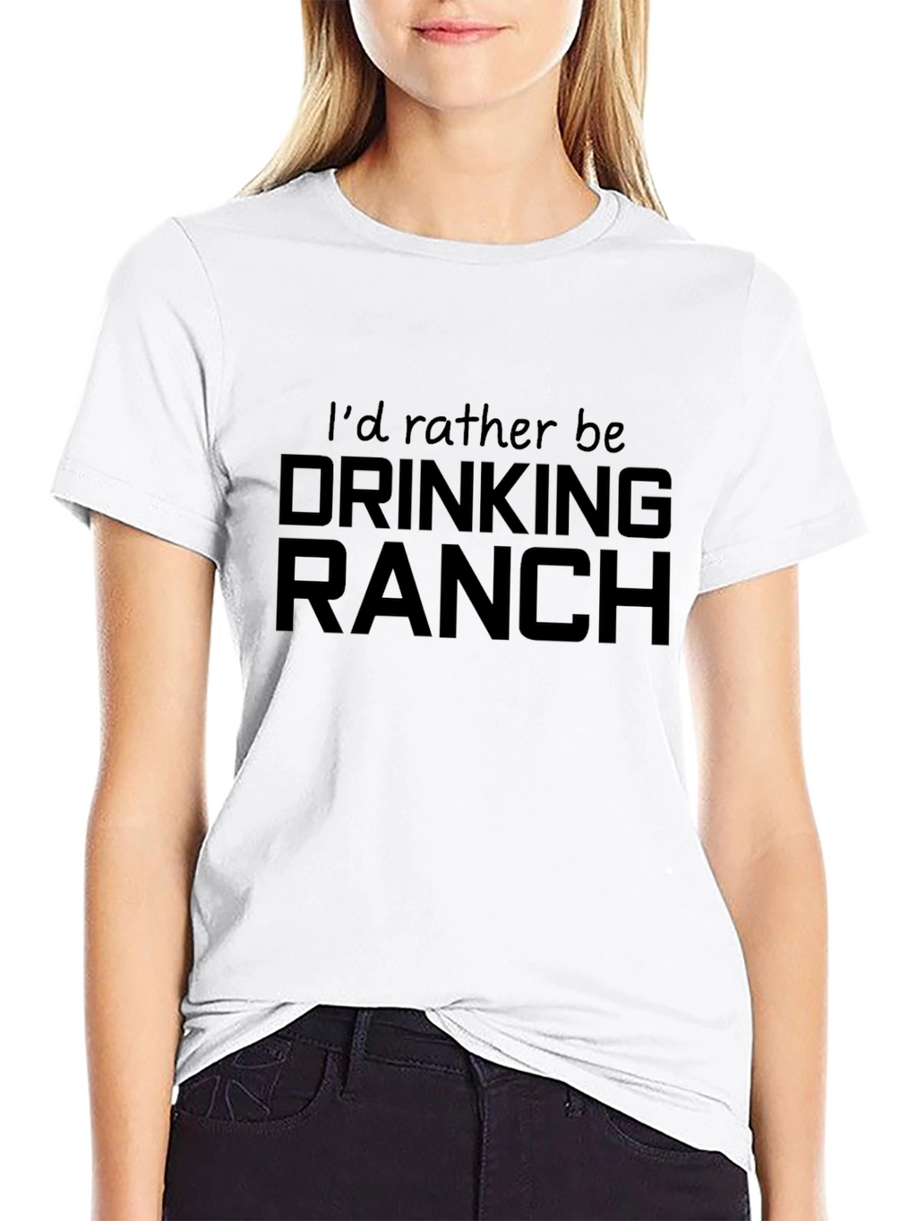 Id Rather Be Drinking Ranch T-Shirt