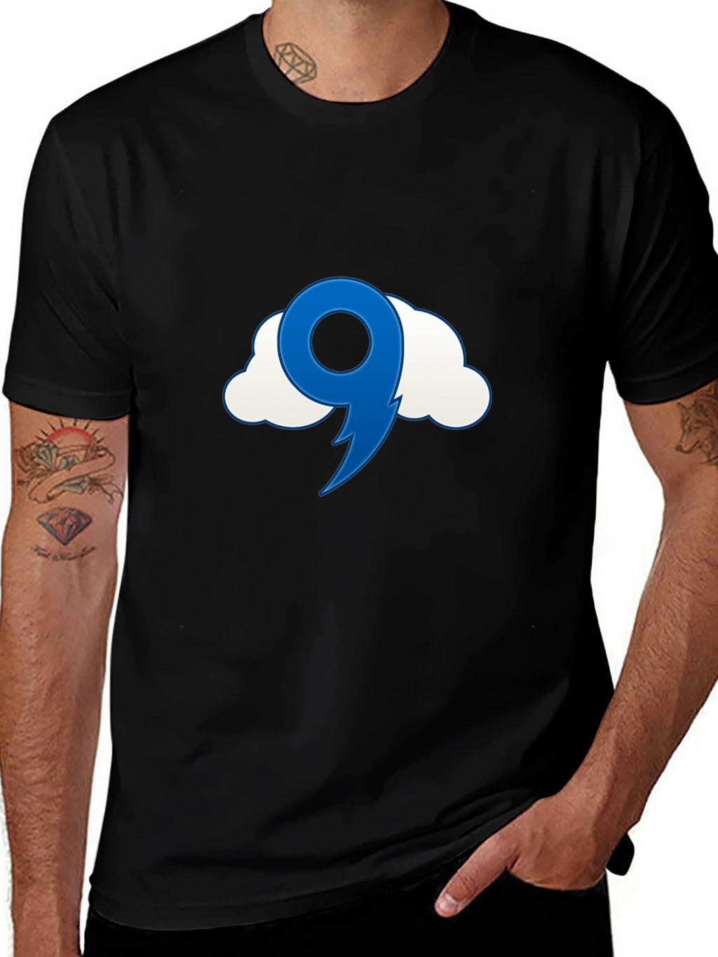 Cloud Nine T-Shirt - Black