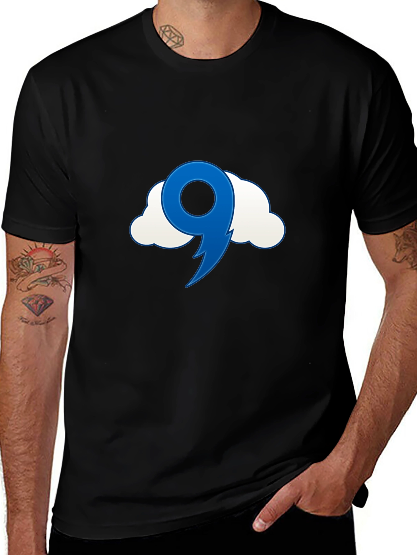 Cloud Nine T-Shirt - Black