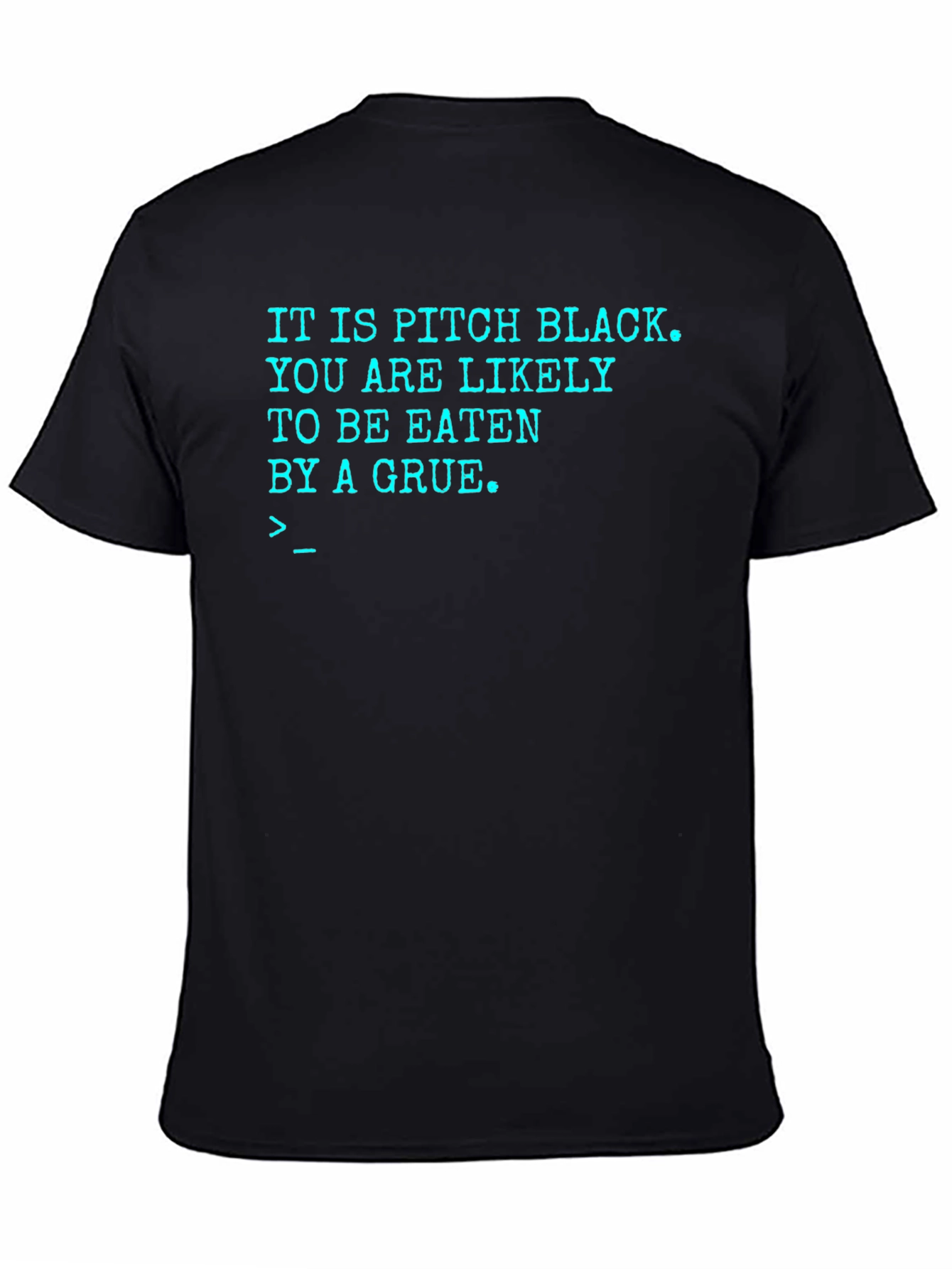 Pitch Black Grue T-Shirt - Adventure Game Tee