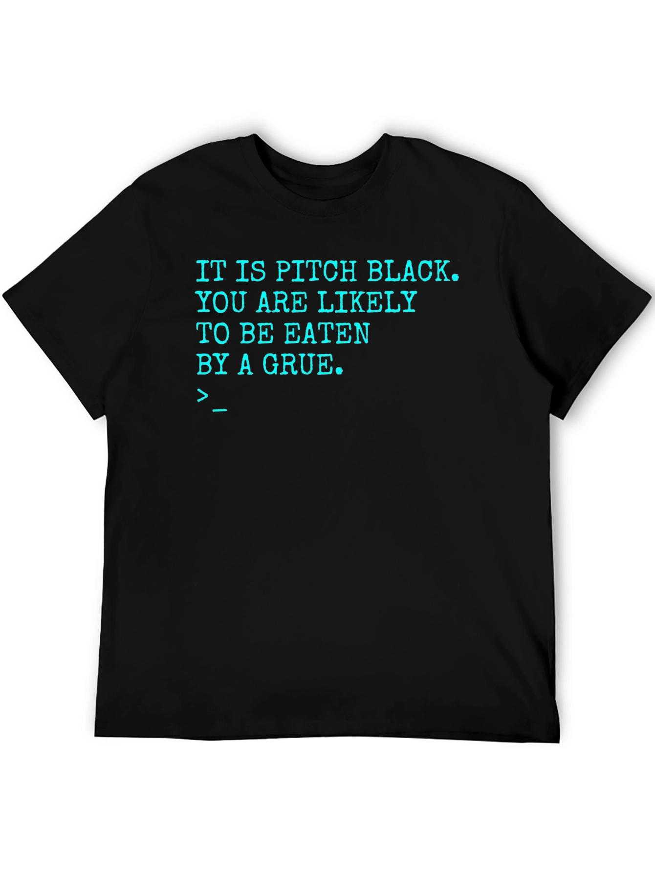 Pitch Black Grue T-Shirt - Adventure Game Tee