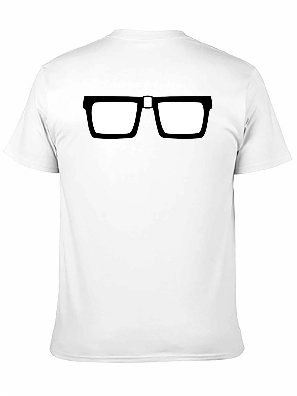 Black Nerd Glasses T-Shirt - Geek Chic Style