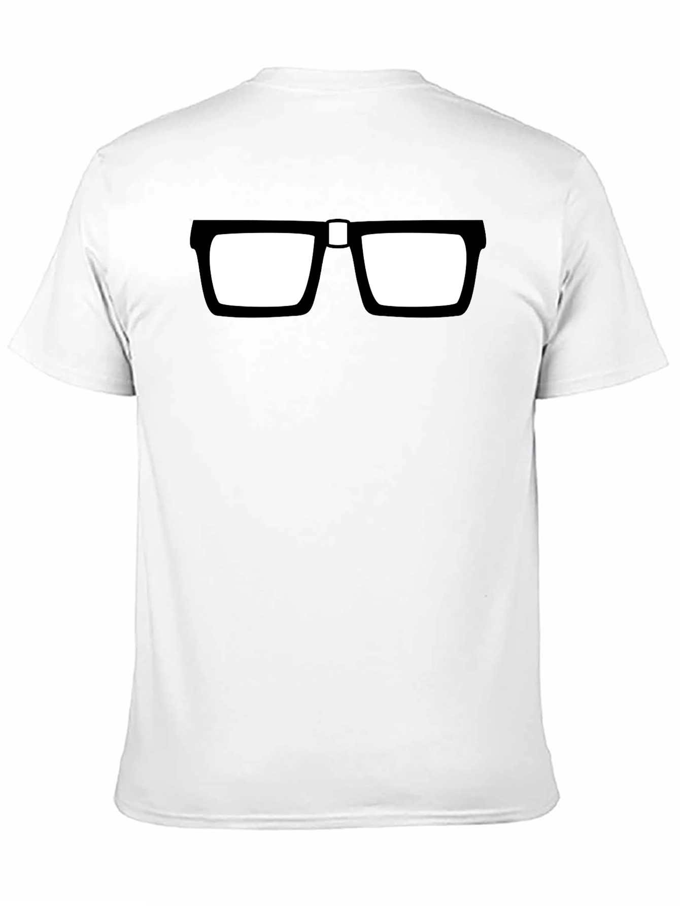 Black Nerd Glasses T-Shirt - Geek Chic Style