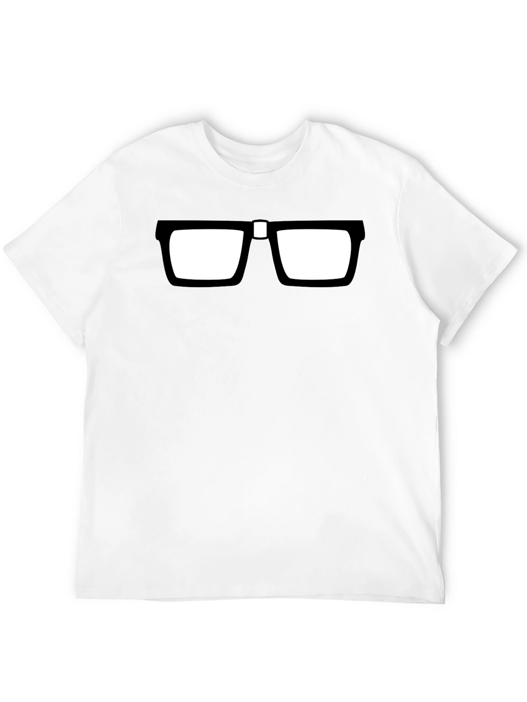 Black Nerd Glasses T-Shirt - Geek Chic Style