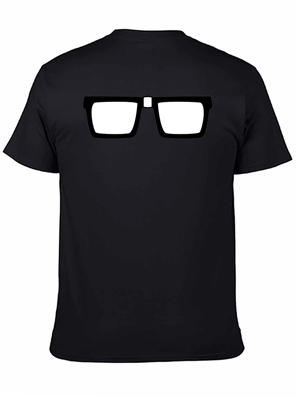 Black Nerd Glasses T-Shirt - Geek Chic Style