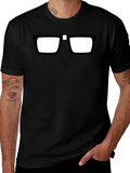 Black Nerd Glasses T-Shirt - Geek Chic Style