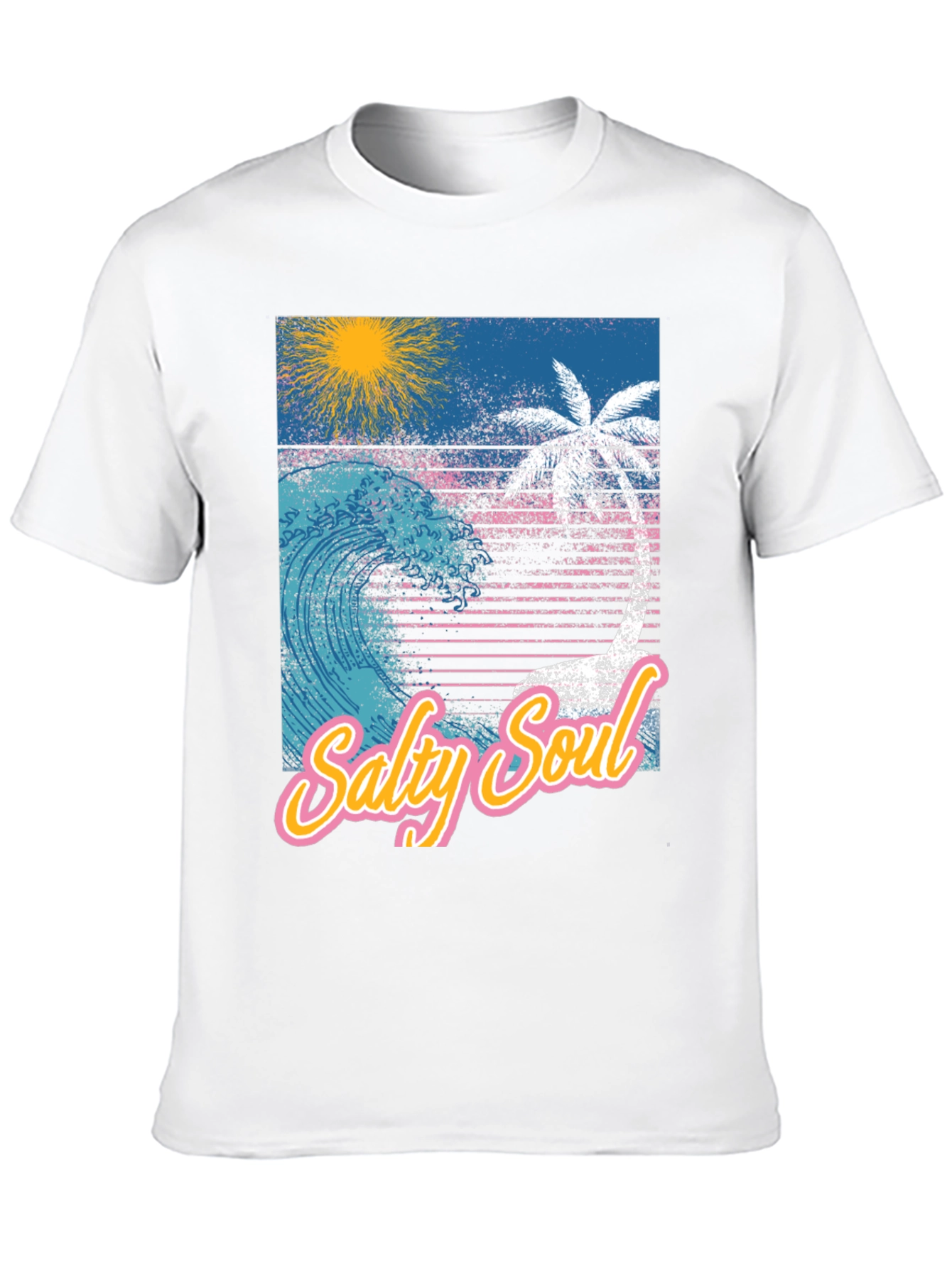 Salty Soul Graphic Tee - Tropical Vibes