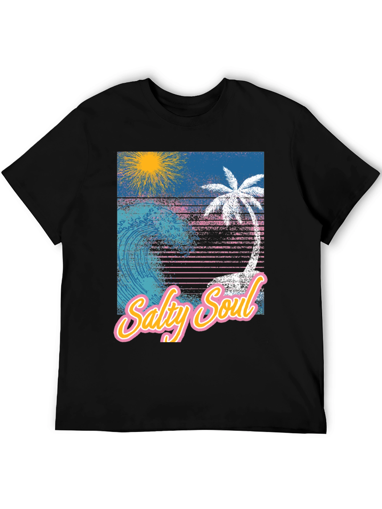 Salty Soul Graphic Tee - Tropical Vibes