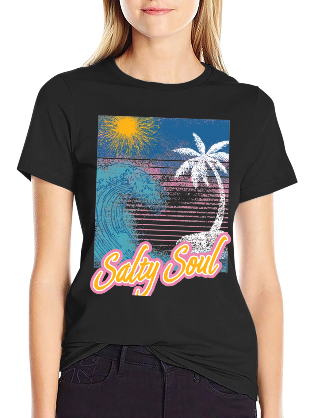 Salty Soul Graphic Tee - Tropical Vibes