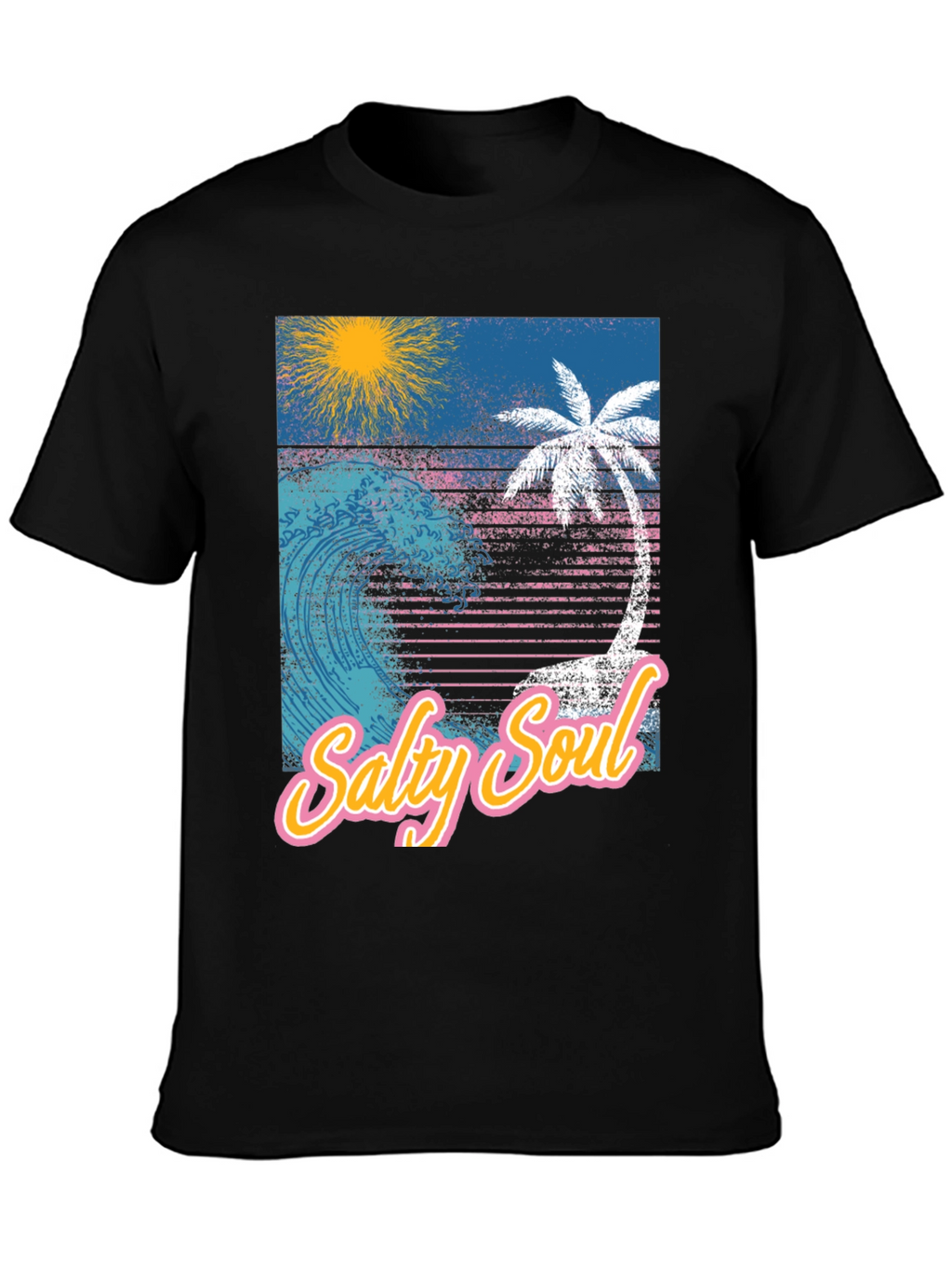 Salty Soul Graphic Tee - Tropical Vibes