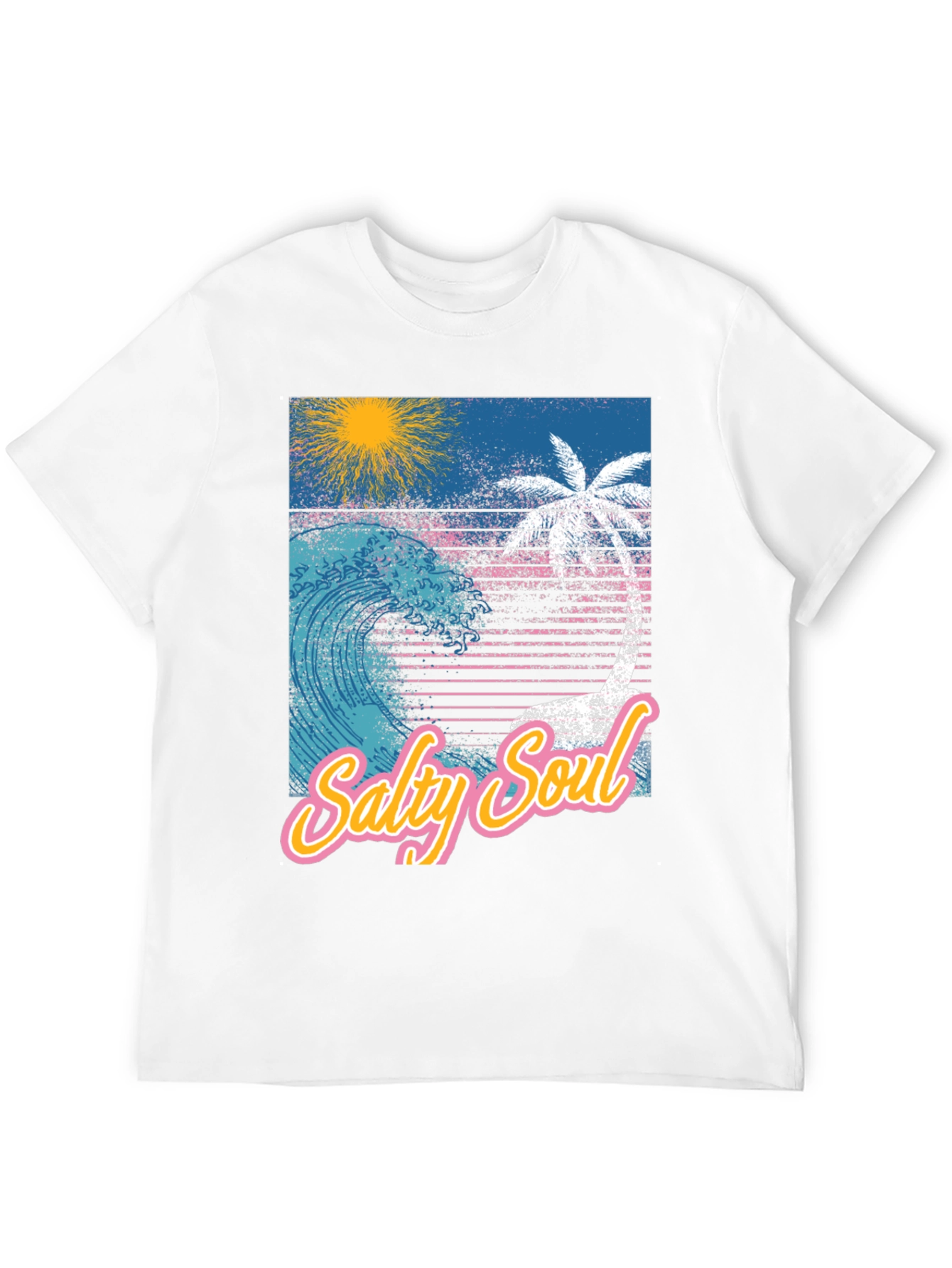 Salty Soul Graphic Tee - Tropical Vibes