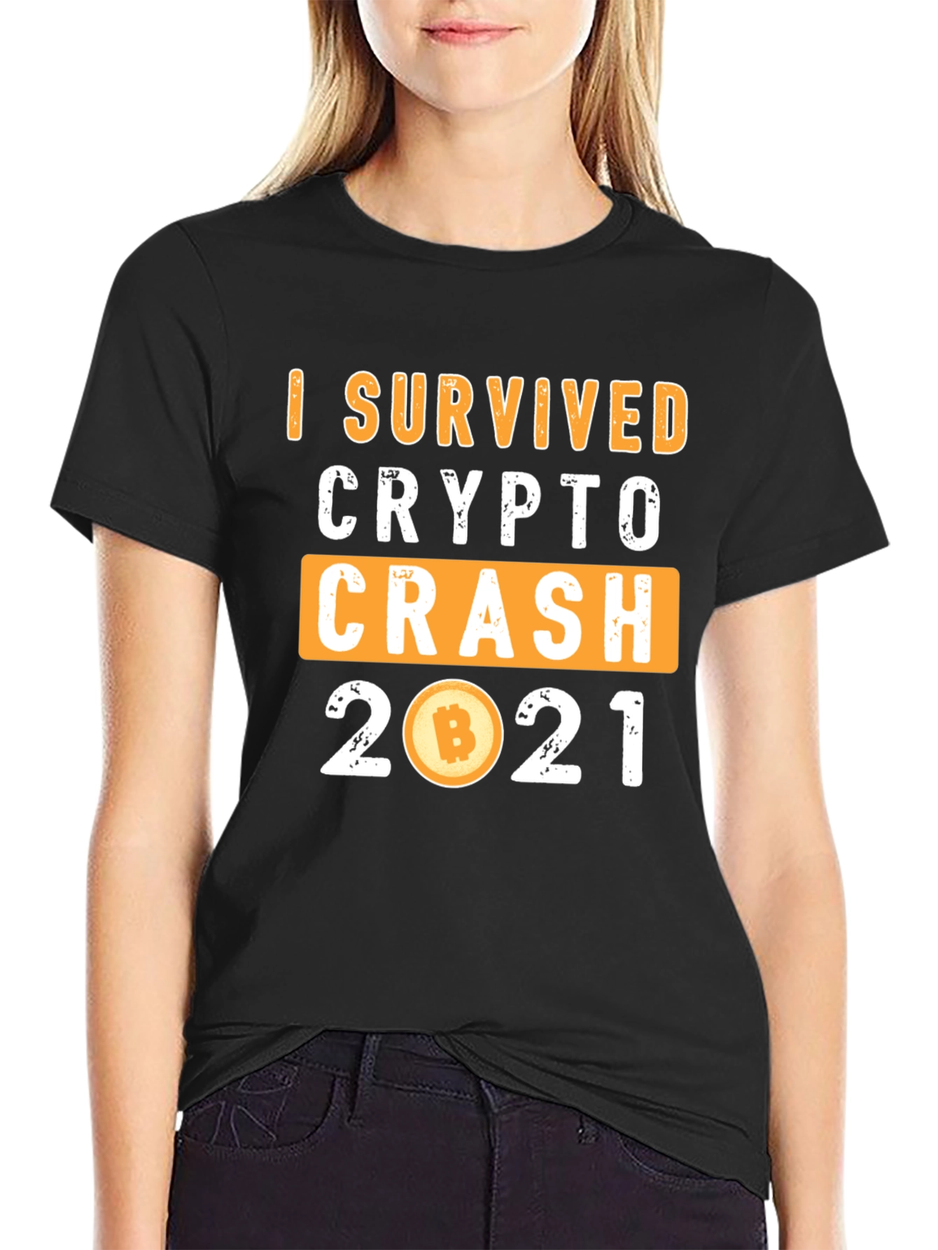 Crypto Crash 2021 Survivor T-Shirt