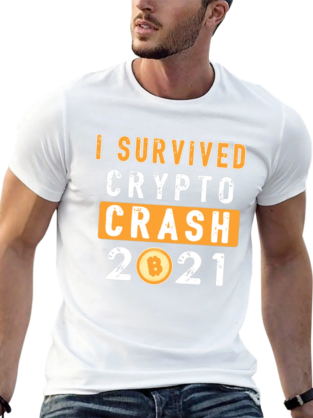 Crypto Crash 2021 Survivor T-Shirt