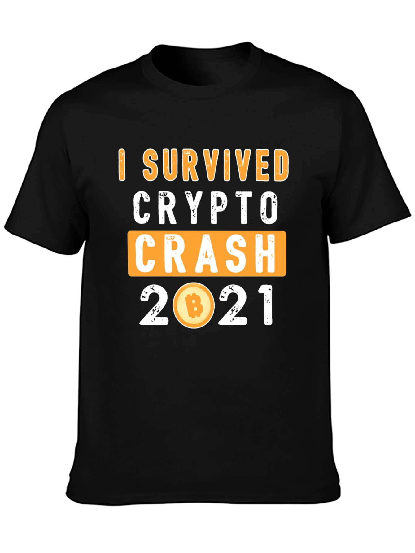 Crypto Crash 2021 Survivor T-Shirt