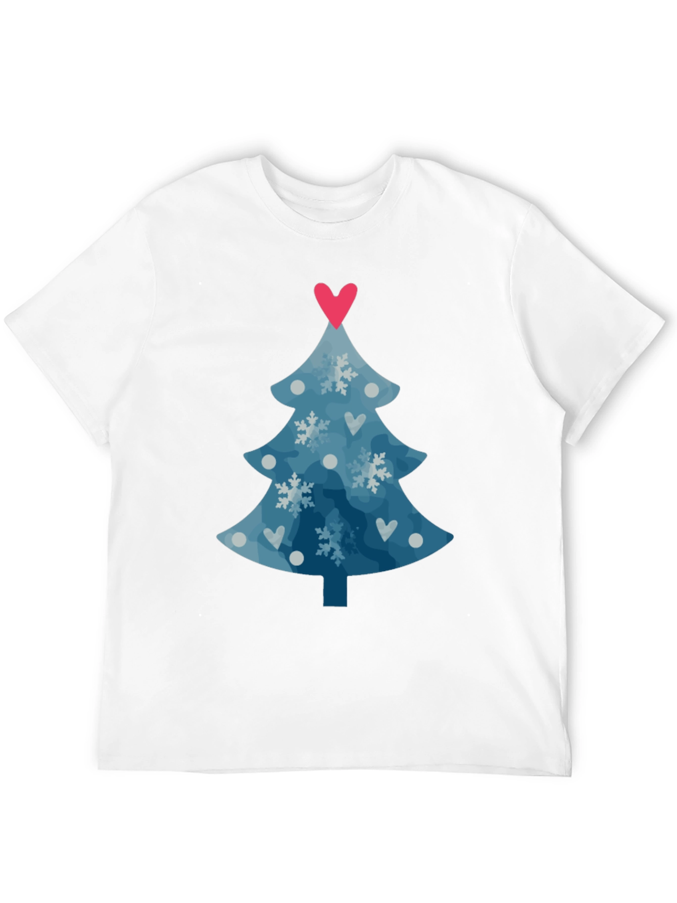 Festive Christmas Tree Heart Tee