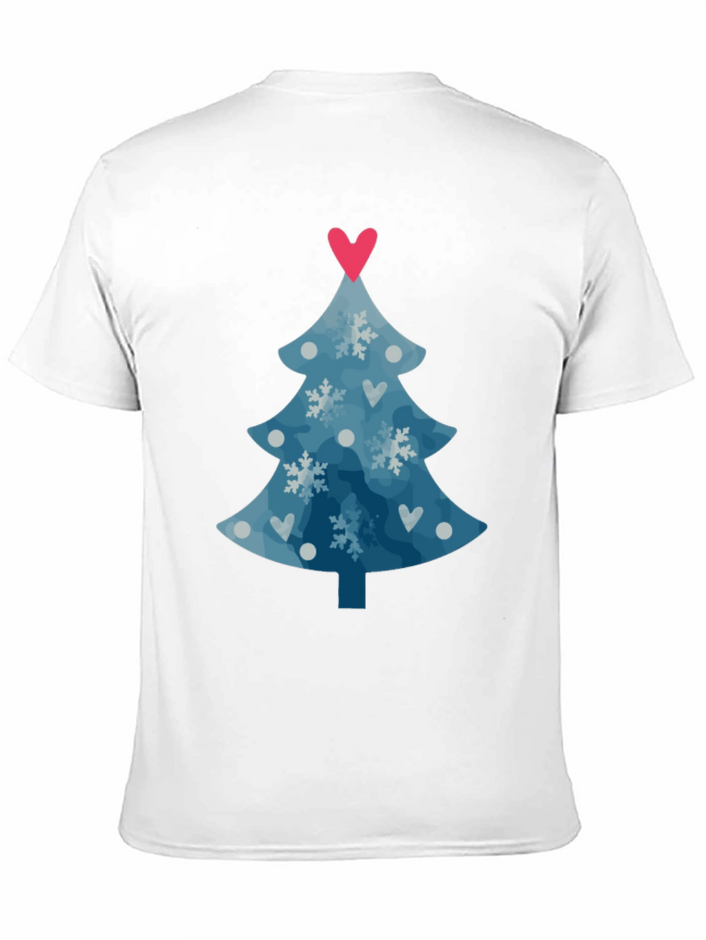 Festive Christmas Tree Heart Tee