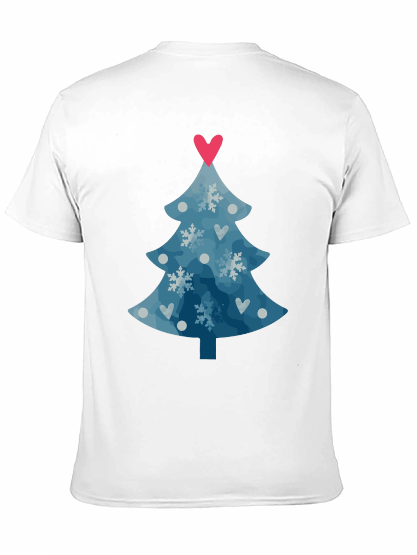 Festive Christmas Tree Heart Tee