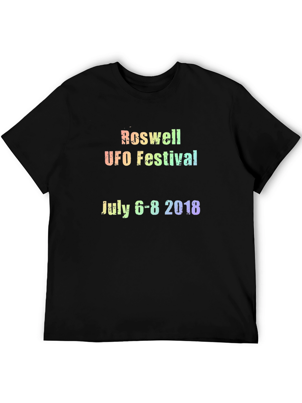 Roswell UFO Festival 2018 Black T-Shirt
