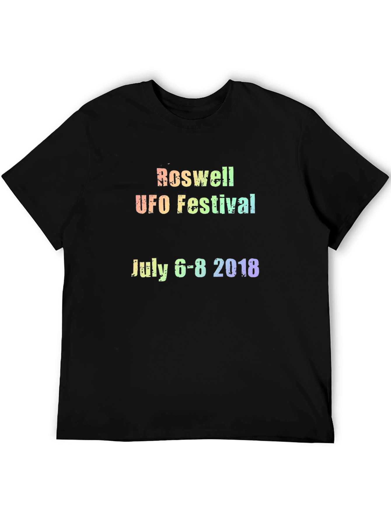 Roswell UFO Festival 2018 Black T-Shirt