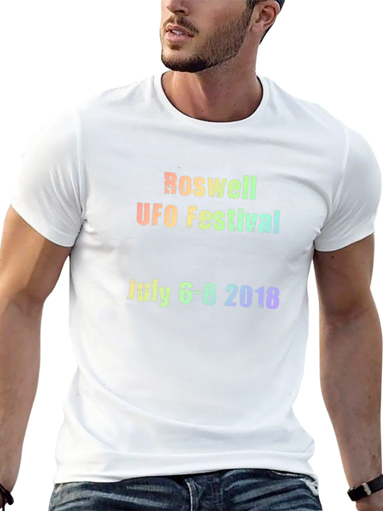 Roswell UFO Festival 2018 Black T-Shirt
