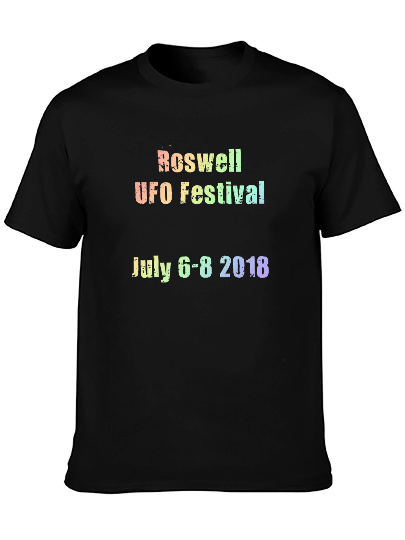 Roswell UFO Festival 2018 Black T-Shirt