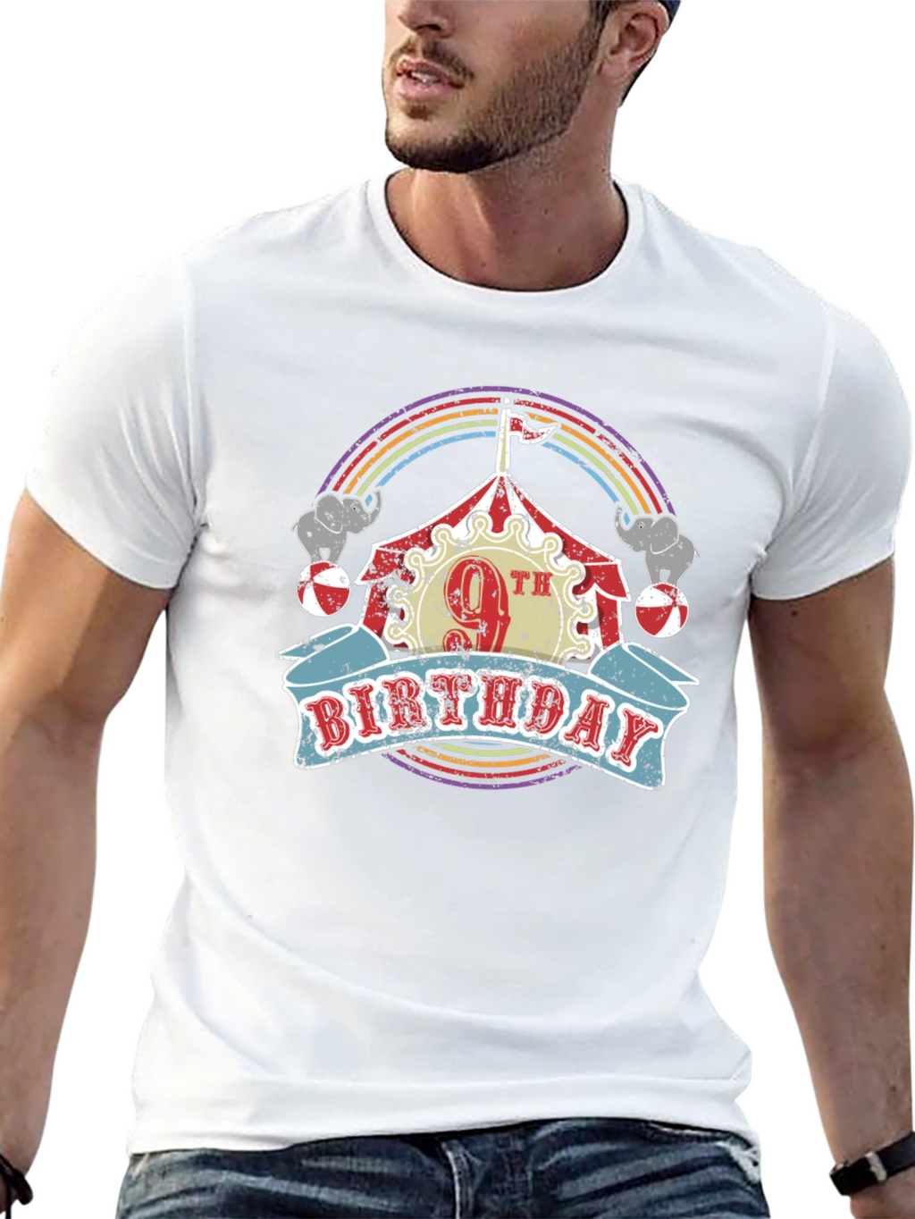 9th Birthday Circus T-Shirt