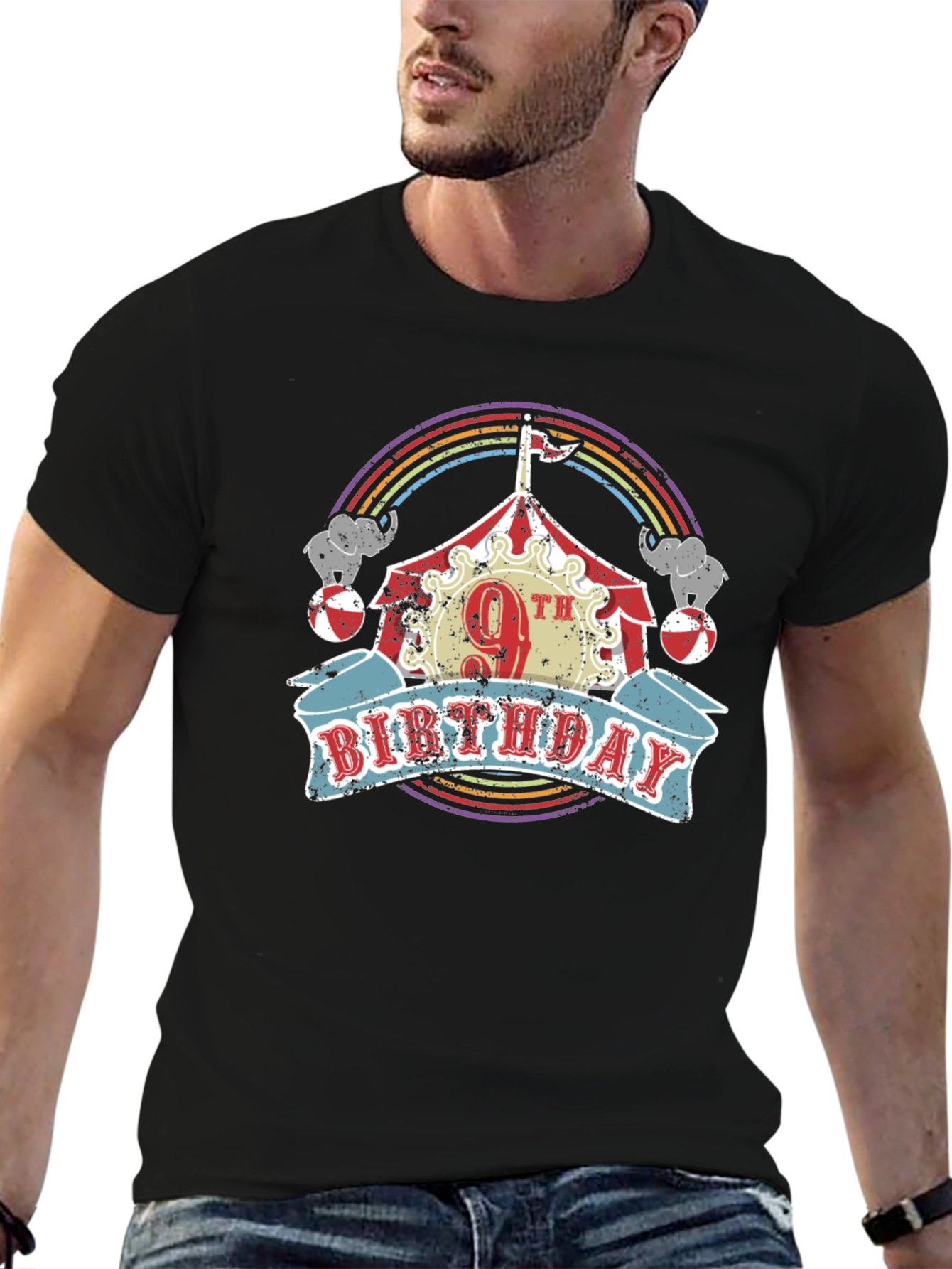 9th Birthday Circus T-Shirt