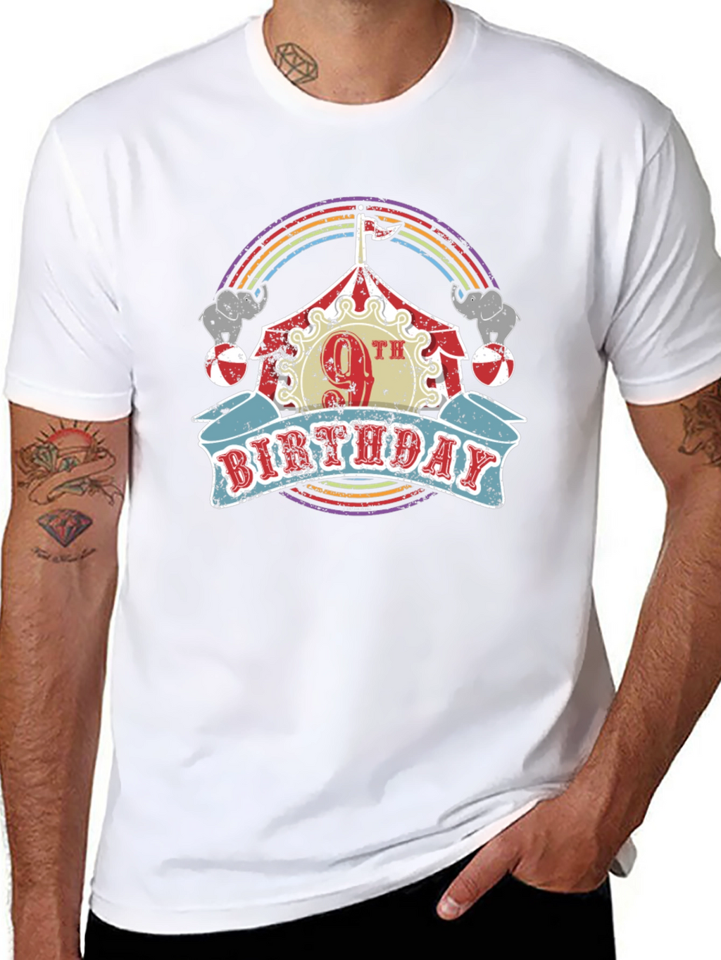 9th Birthday Circus T-Shirt