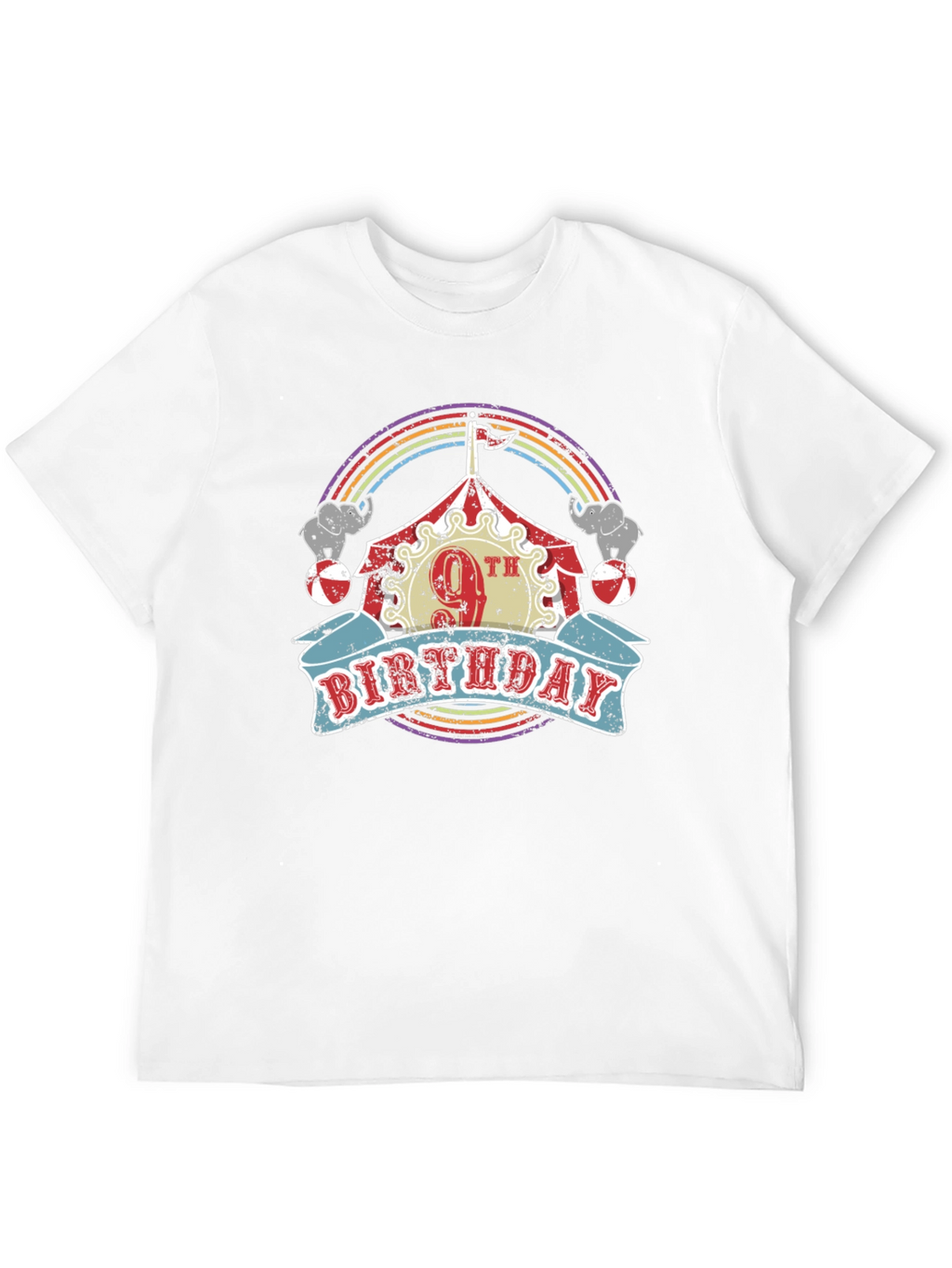 9th Birthday Circus T-Shirt