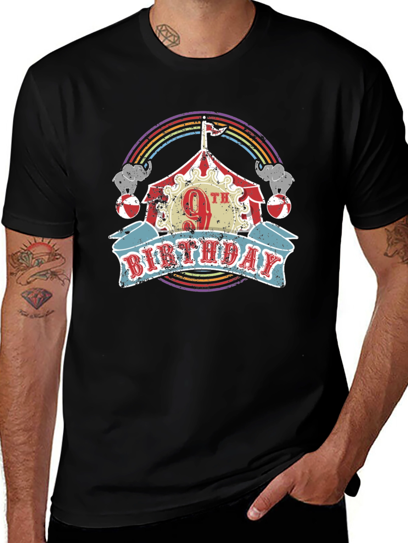 9th Birthday Circus T-Shirt