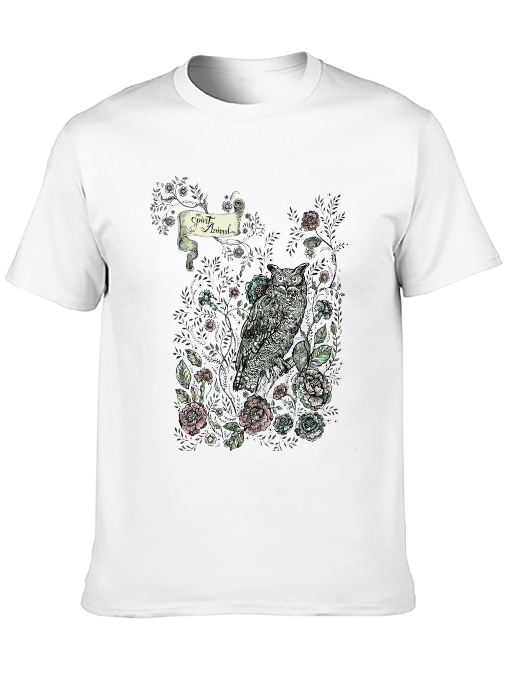 Owl Spirit Animal Graphic T-Shirt | Stylish Nature Tee