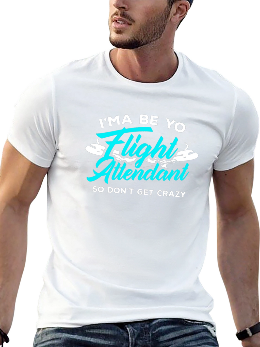 Flight Attendant T-Shirt - Funny Crew Tee