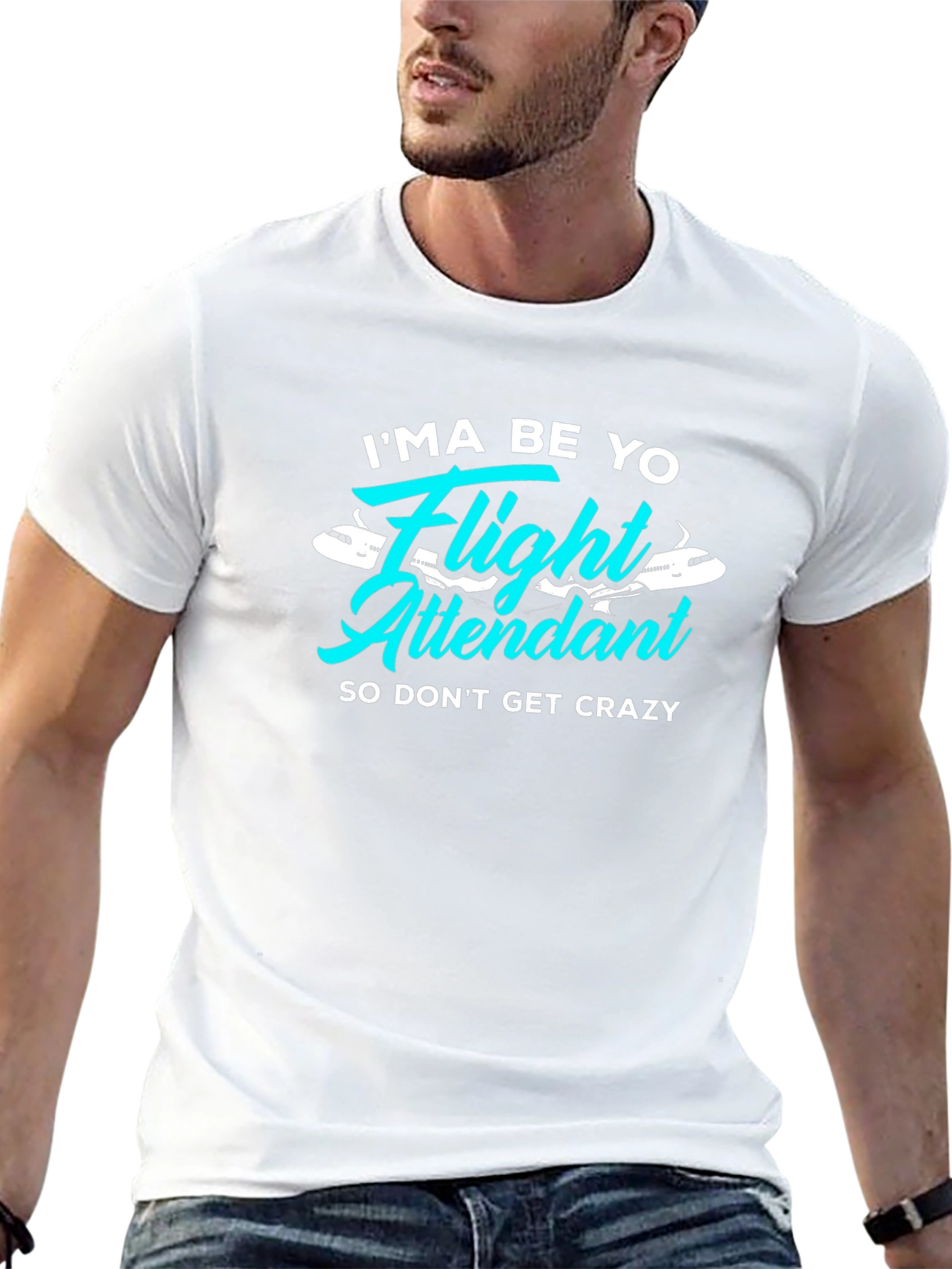 Flight Attendant T-Shirt - Funny Crew Tee