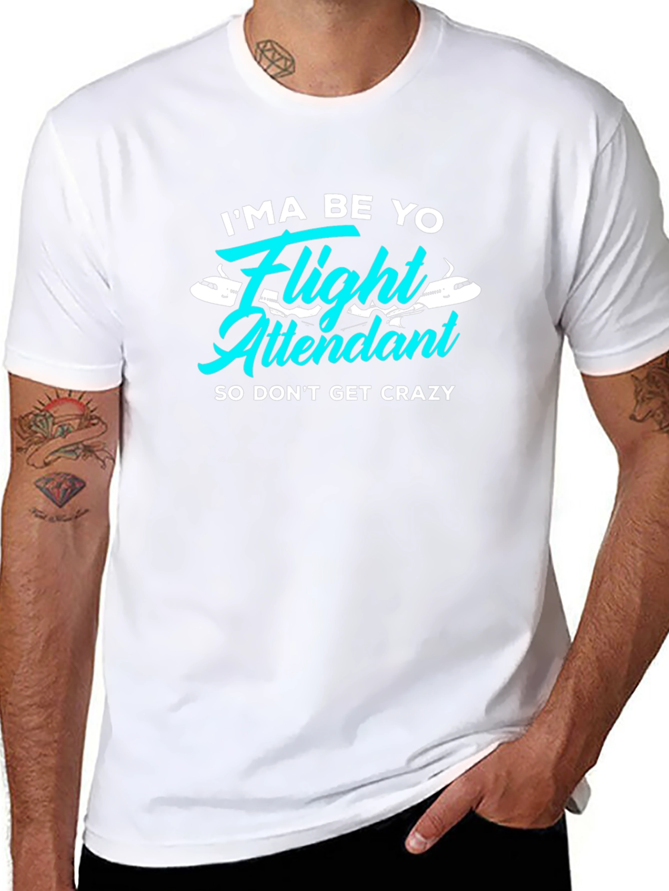 Flight Attendant T-Shirt - Funny Crew Tee