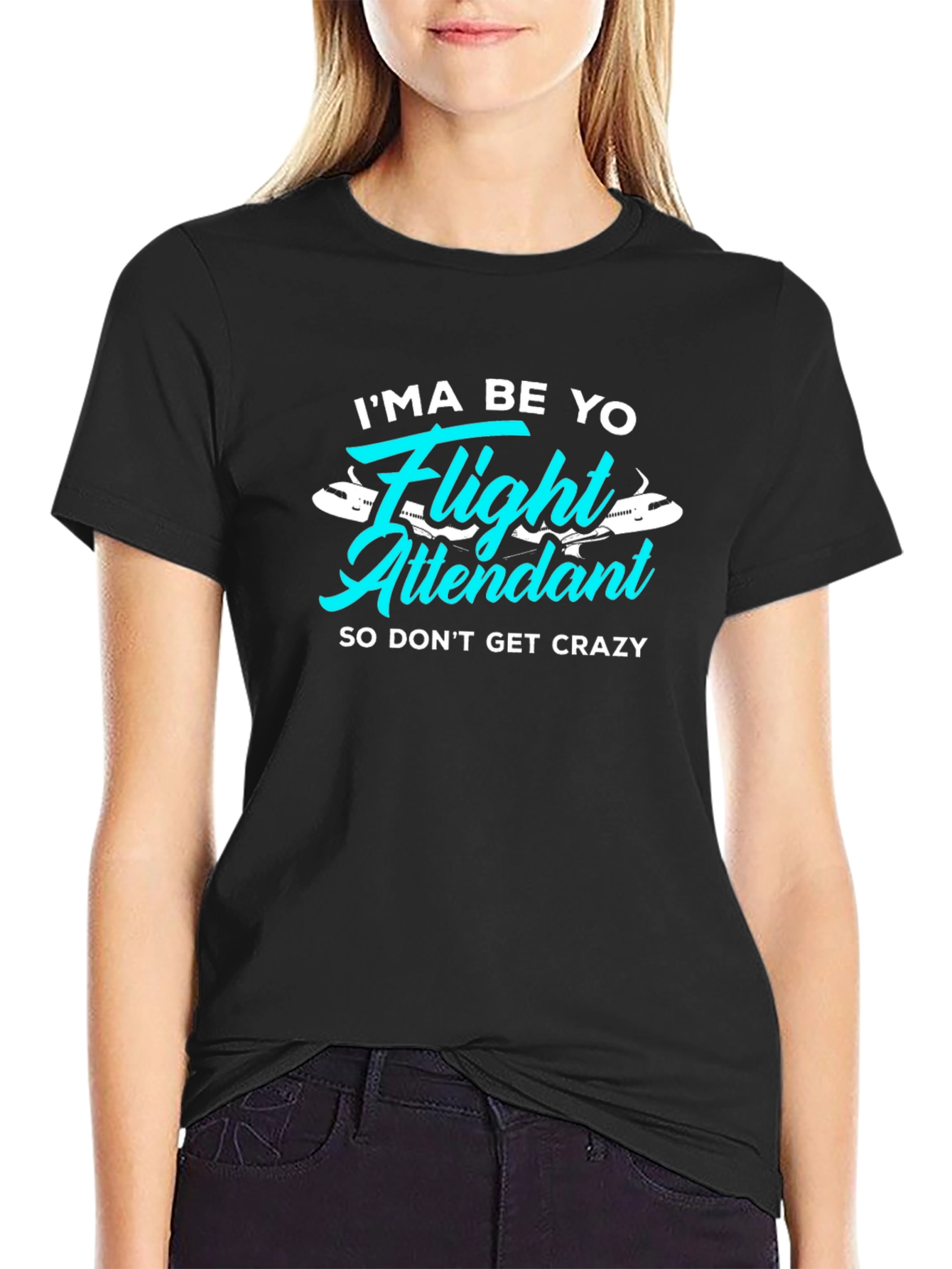 Flight Attendant T-Shirt - Funny Crew Tee