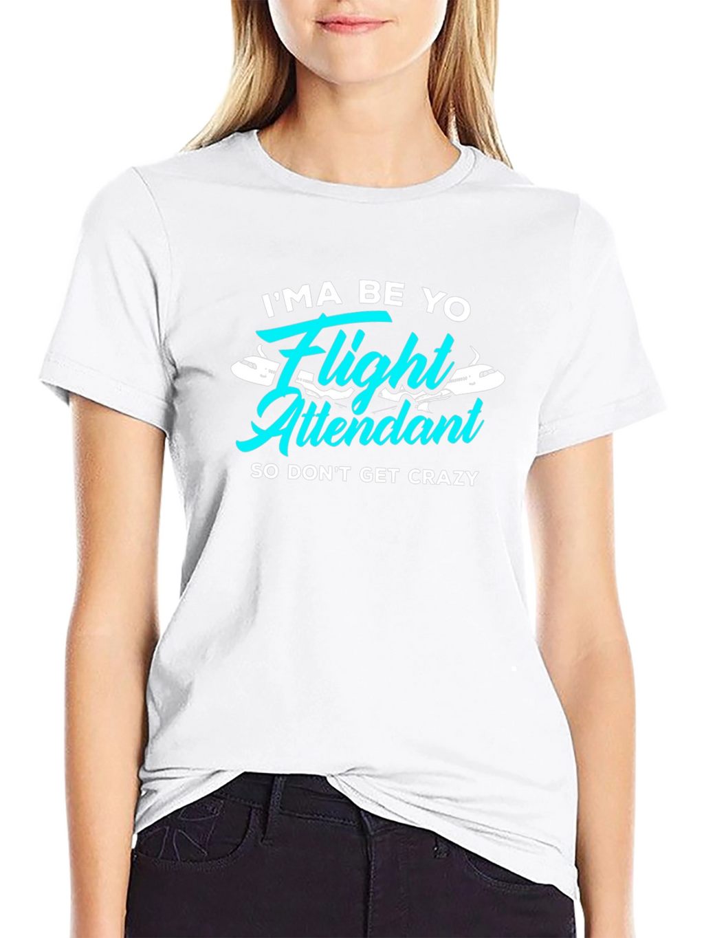 Flight Attendant T-Shirt - Funny Crew Tee