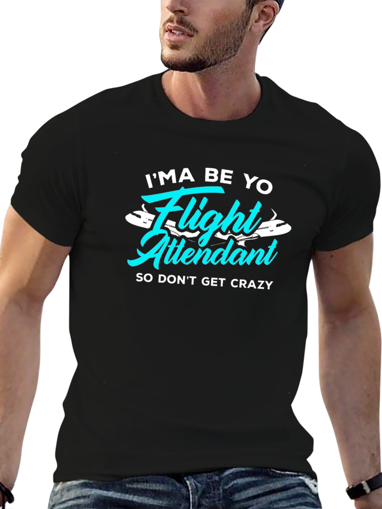 Flight Attendant T-Shirt - Funny Crew Tee