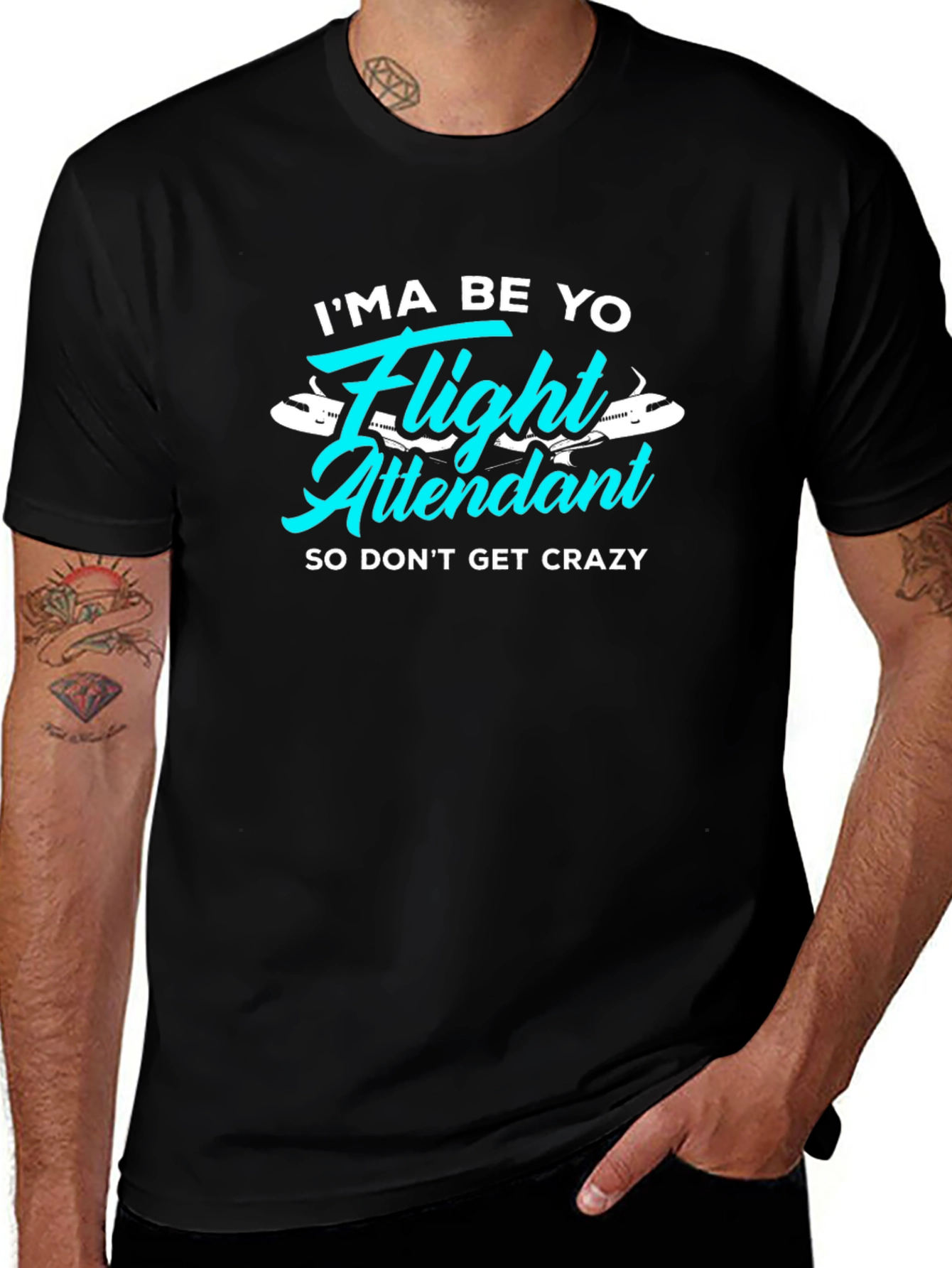 Flight Attendant T-Shirt - Funny Crew Tee