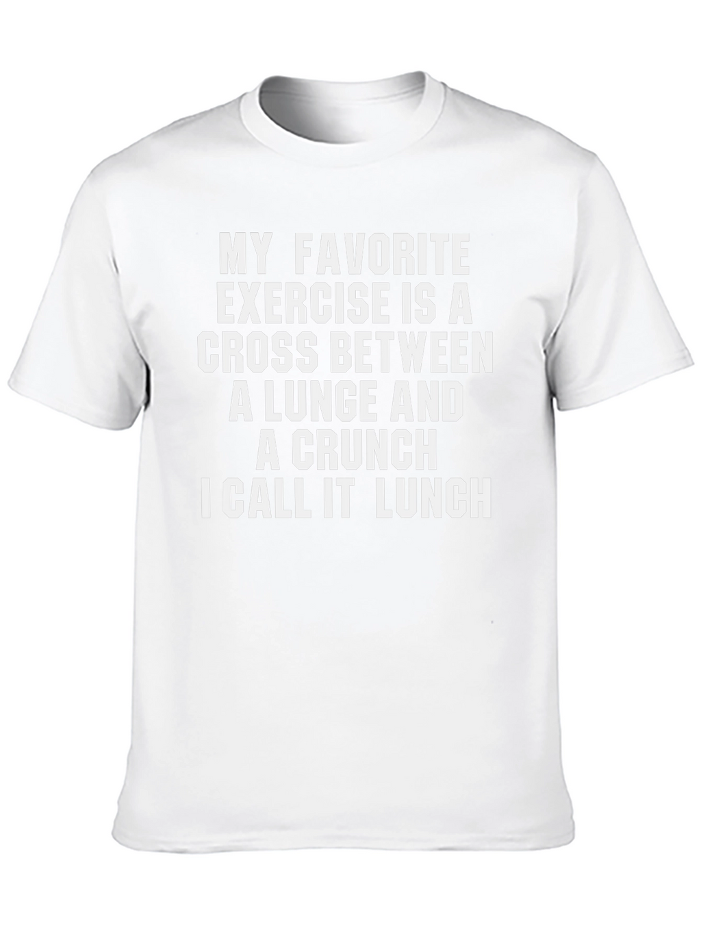 Funny Exercise Lunch T-Shirt