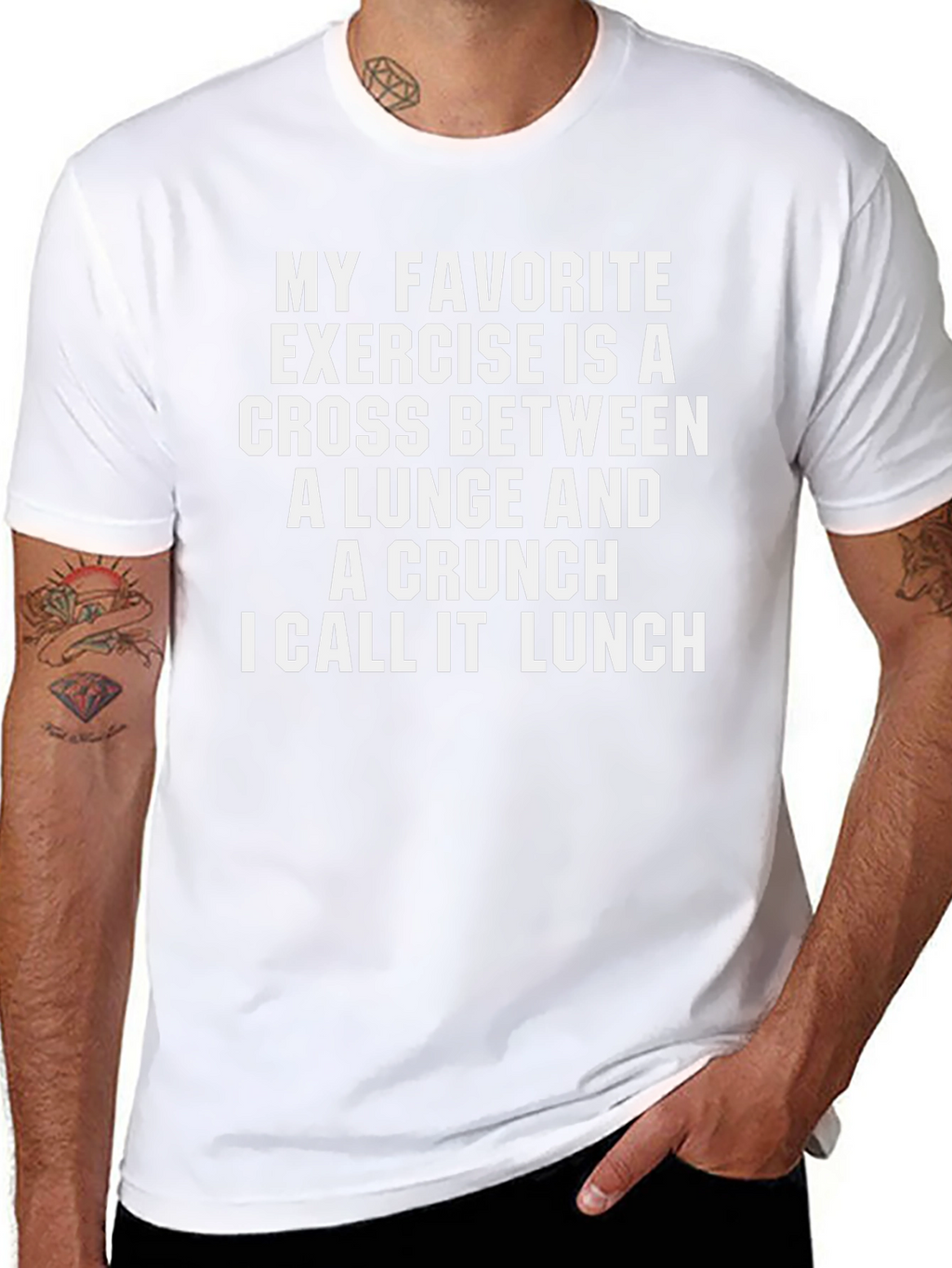 Funny Exercise Lunch T-Shirt