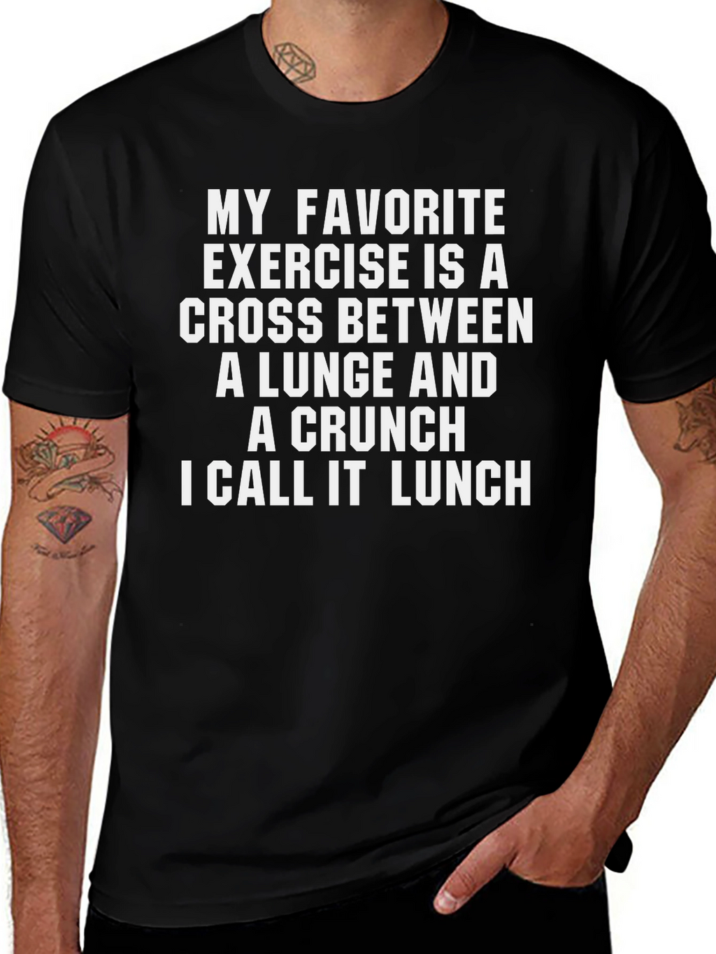 Funny Exercise Lunch T-Shirt