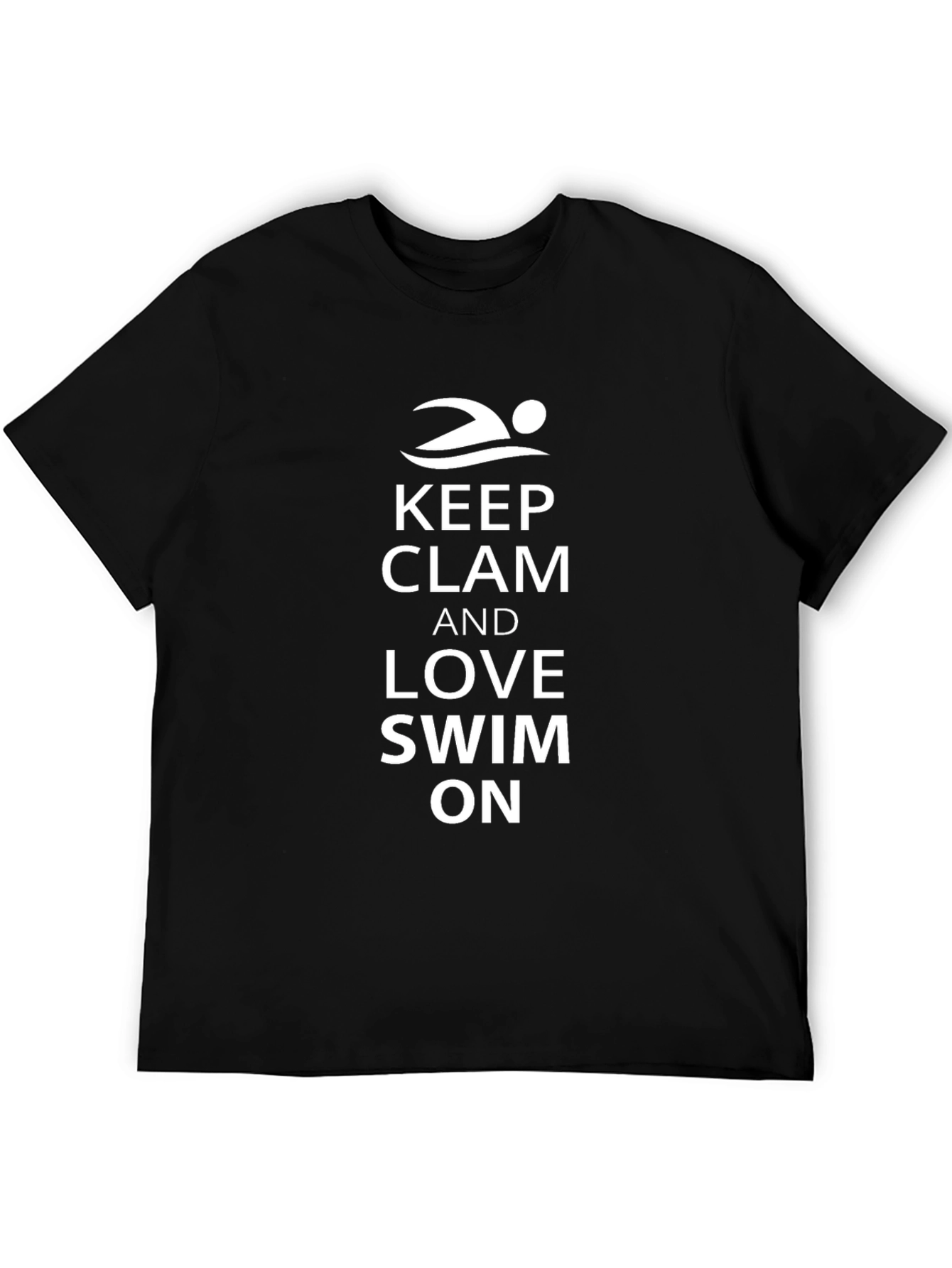 Keep Clam & Love Swim On T-Shirt