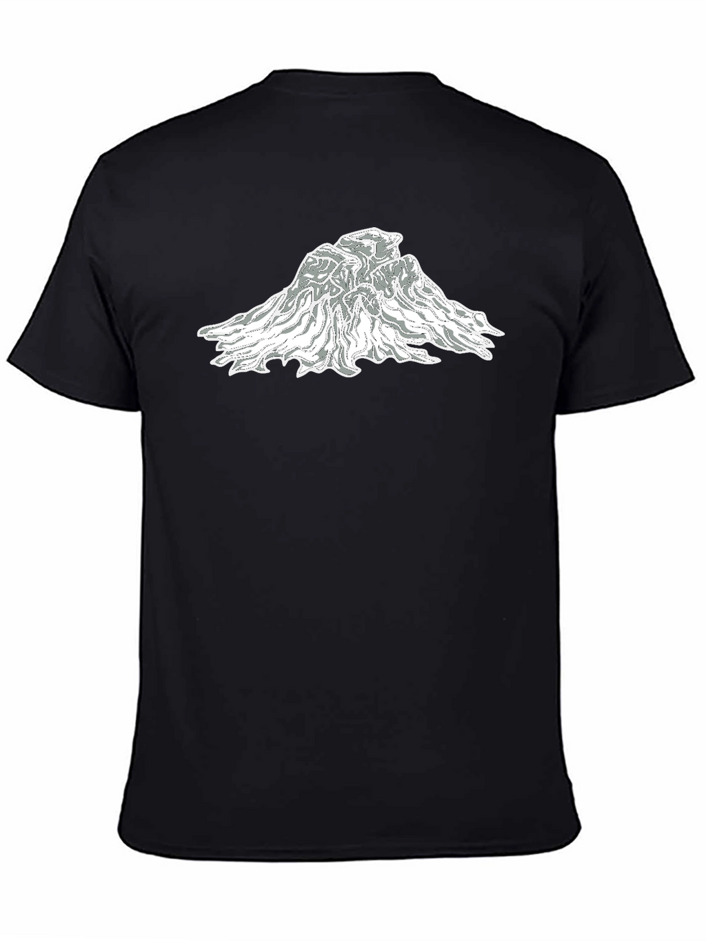 Mountain Graphic Black T-Shirt