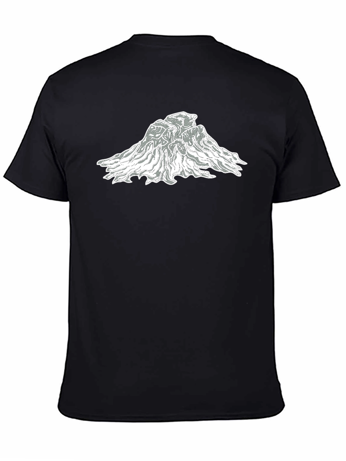 Mountain Graphic Black T-Shirt