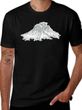Mountain Graphic Black T-Shirt