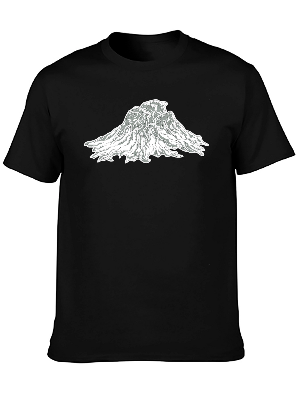 Mountain Graphic Black T-Shirt