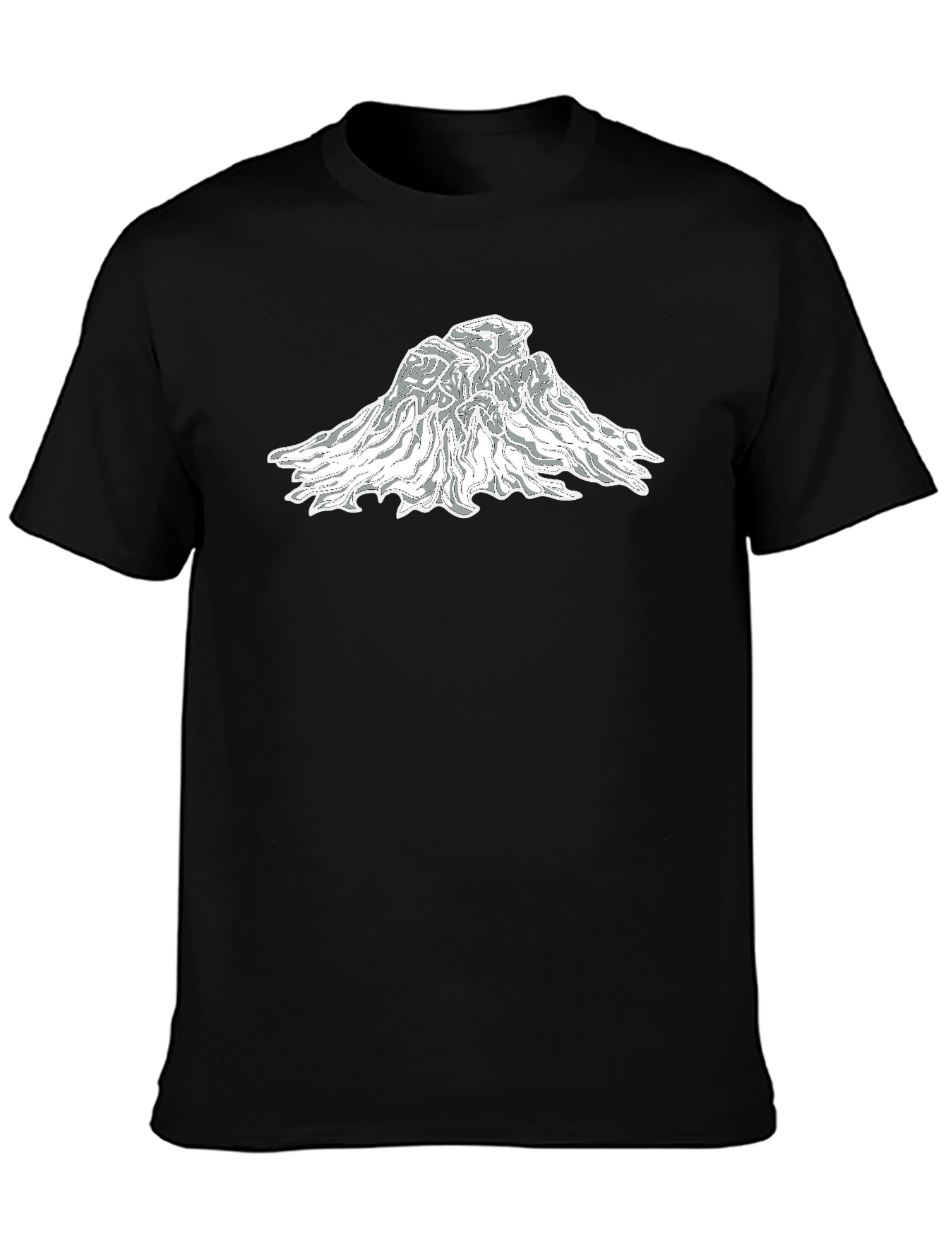 Mountain Graphic Black T-Shirt