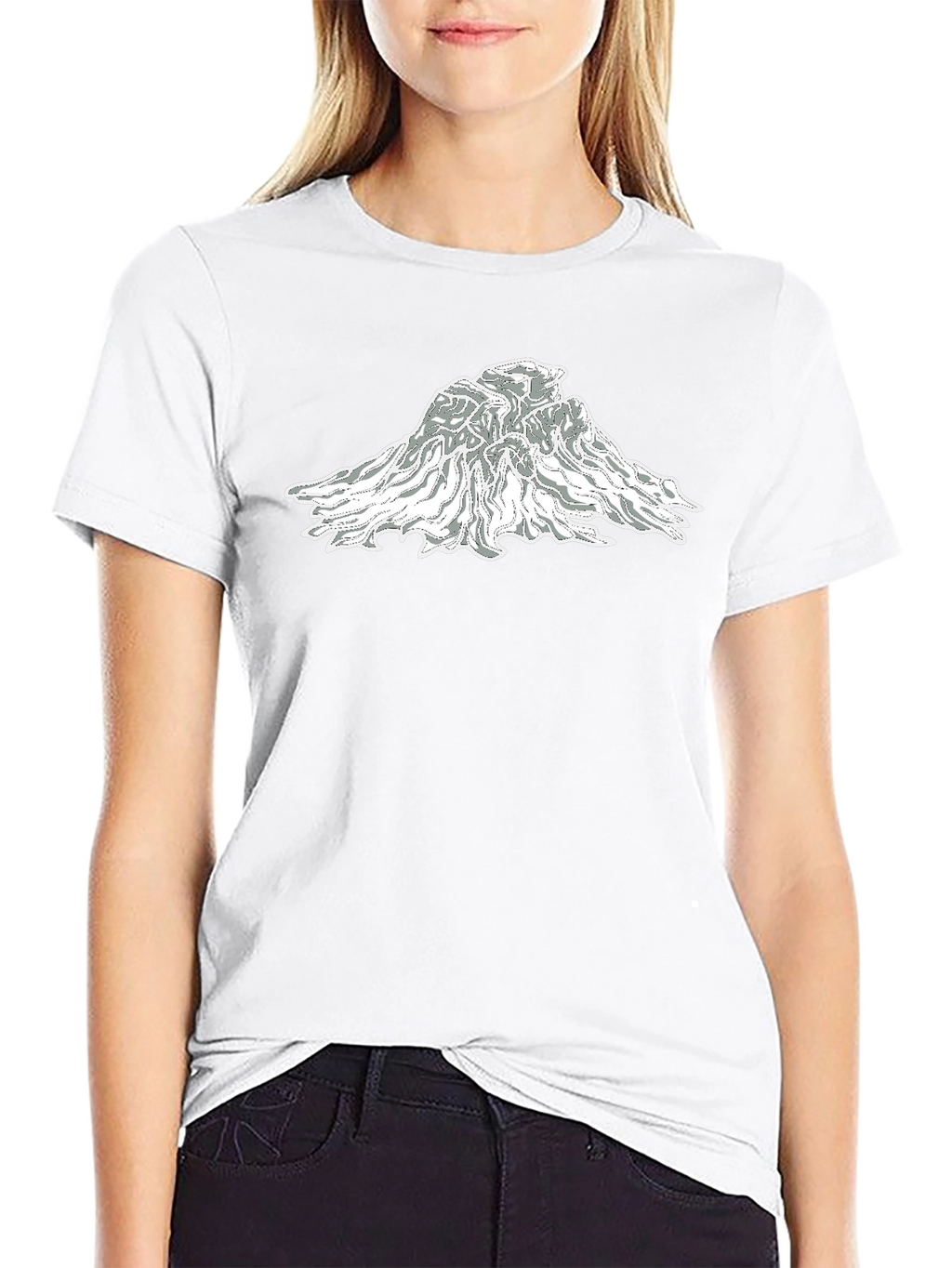 Mountain Graphic Black T-Shirt