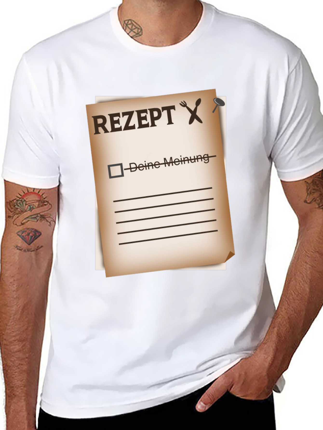 Rezept Graphic Tee - Foodie Fashion