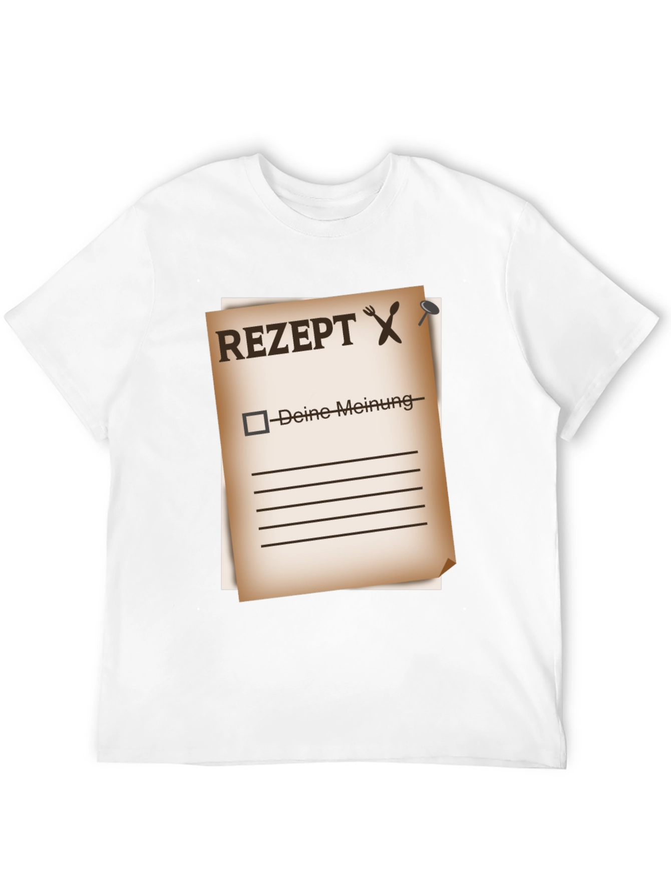 Rezept Graphic Tee - Foodie Fashion
